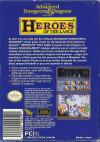 Advanced Dungeons & Dragons - Heroes of the Lance Box Art Back
